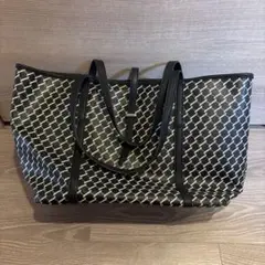 【UNTITLED】モノトーン チェーン柄 トートバッグのサムネイル