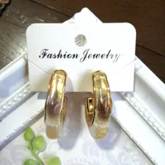 ゴールド フープイヤリング