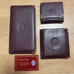 値下げ‼️美品‼️カルティエ財布セット