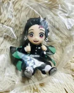 【ローソン限定】鬼滅の刃 無限列車編 チャーム付きフィギュア 竈門炭治郎