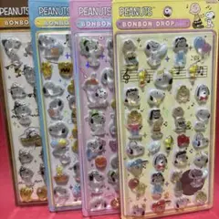 スヌーピー ボンボン ドロップ シール 3Dシール