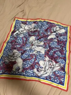 絶版　ETRO トムとジェリーコラボ　スカーフ　ポケットチーフ