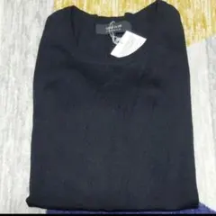 【タグ付き新品未使用】COMME CA ISM　Lサイズ　ブラック　薄手セーター