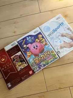 wiiソフト　星のカービィ　ワンピース　wiiスポーツ
