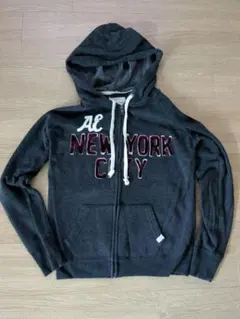 アメリカンイーグル　裏起毛パーカー ダークグレー