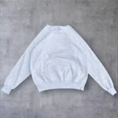 USA古着 90s 無地スウェット ラグラン 短丈 ノームコア Y2k ヘインズ