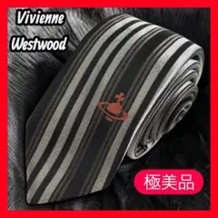 美品 ヴィヴィアンウエストウッド オーブ 総柄 シルク ネクタイ