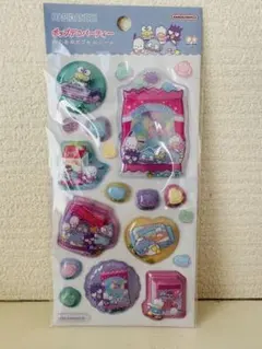 サンリオ ポップデコパーティわたあめカプセルシール　はぴだんぶい