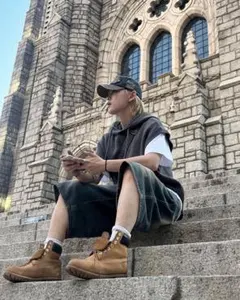 HOLY IN CODE ピグメントデニムボールキャップ