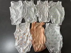 ユニクロ　メッシュボディスーツ前開き 70 7枚セット