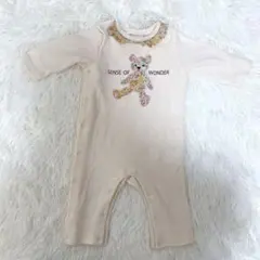 【美品】センスオブワンダー　カバーオール　70センチ　くま