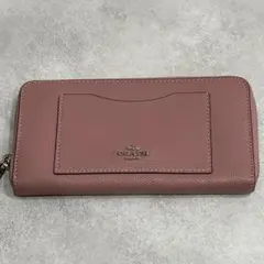 美品　COACH コーチ　レザー　ロゴ　長財布　レディース　ウォレット