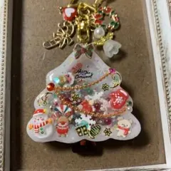 シャカシャカクリスマスツリーキーホルダー