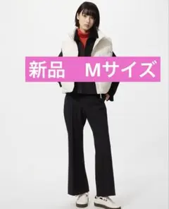 ユニクロ　UNIQLO スマートフレアパンツ　ブラック　新品　M