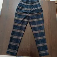 GLOBAL WORK あったかうつくシルエットテーパードパンツ【S】