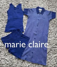 【marie claire】マリ•クレール ルームウェア パジャマ 3点セット