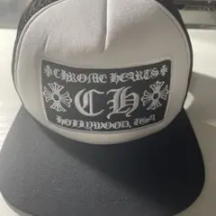 CHROME HEARTS トラッカーキャップ ホワイト/ブラック