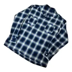 美品 DENHAM デンハム オンブレ オープルカラー シャツ Mのサムネイル