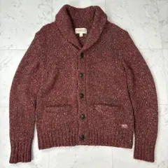 希少 ラルフローレン ミックスツイード ショールカラーカーディガン XSサイズ