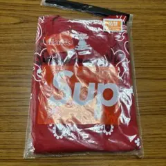 supremeHanes バンダナダグレスTシャツ（赤）