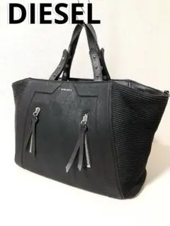 DIESEL ディーゼル　ハンドバッグ トートバッグ　ブラック　スタッズ