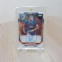 エムバペ 初直書きサインカード 79枚限定 Topps Chrome PSG