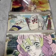 鬼滅の刃　ランチョンマット　3枚セット　絵巻カフェ第四期