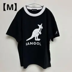 KANGOL カンガルーロゴ Tシャツ 黒【M】