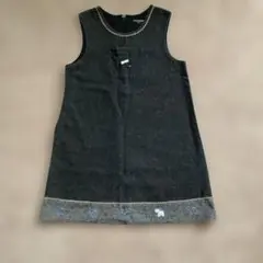 pom ponette ジャンバースカート 140 グレー