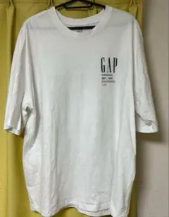 GAP ホワイト Tシャツ L ロゴ入り 1969