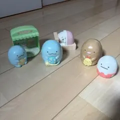 すみっコぐらし とかげ　とんかつ　しろくま　おばけ　フィギュアセット