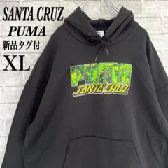 【新品タグ付】プーマ サンタクルーズ 限定 コラボ プルパーカー XL 黒