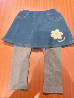 Buddy Lee フラワー刺繍スカートレギンス