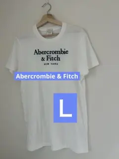 Abercrombie & Fitch メンズ　ホワイト Tシャツ L