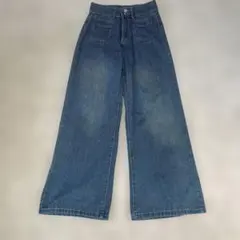 未使用、ワイドデニム