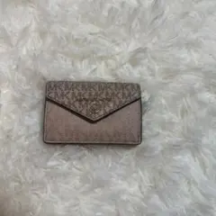 Michael Kors 三つ折り財布 ピンクベージュ