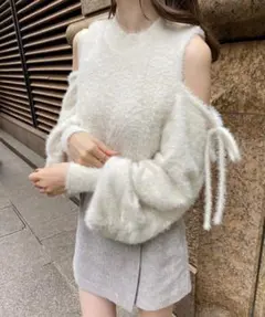 フェザーニット ニット