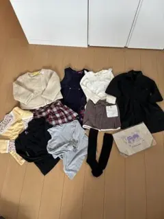 110サイズ-120 アウター　セットアップ　(9点➕靴下➕手提げバッグ)のサムネイル