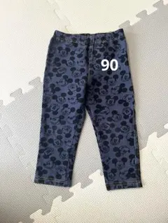 美品！ディズニーリゾート　ミッキーマウス柄パンツ　90