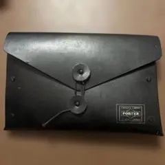 PORTER ポーター レザーマルチケース 封筒型 クラッチバッグ 吉田カバン