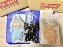 POP MART LABUBU エナジーHOPE、ラブブ着せ替え服 セット