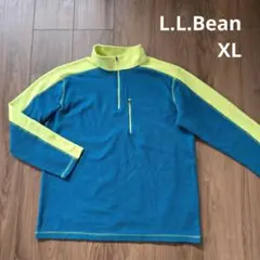 【L.L.Bean】 ハーフジップ フリース トップス XL 18