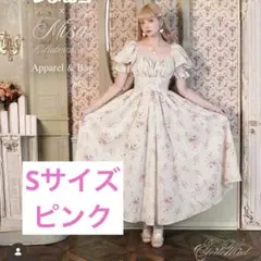 しまむら Misa コラボ Rose puff sleeve dress