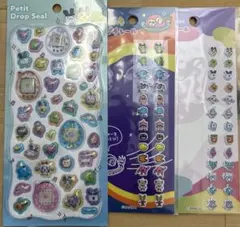 たまごっち　シール　プチドロップシール　プチプチシール　セリア