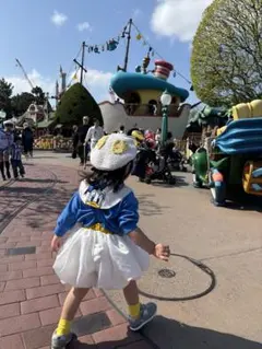 しまむら　RELA ドナルド　サロペット　長袖　サイズ 100 ハロウィン