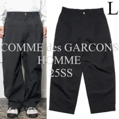 L　COMME des GARCONS HOMME　26SS　ワークパンツ　黒