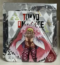 ONE PIECE トンガリ缶バッジ ドフラミンゴ ワンピース 東京ワンピースタワー トンガリ缶バッジ ドフラミンゴ