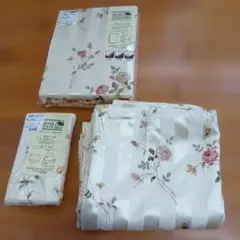 掛ふとんカバー シングル 枕カバー マルチカバー 花柄 3点セット