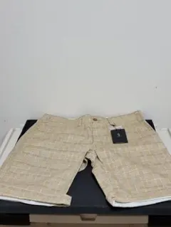 ZIP FIVE ベージュ チェック柄 ショートパンツのサムネイル
