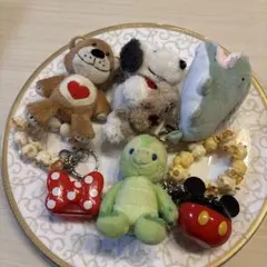 ディズニー　キーホルダーセット6点